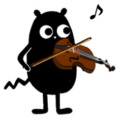 Playing the violin and viola