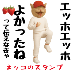 Ehhh Funny cat sticker.