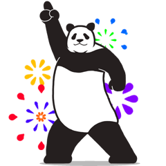 Vigorous Panda in Summer