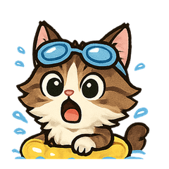 Summer Norwegian Forest Cat