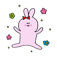 Sticker of the rabbit 40