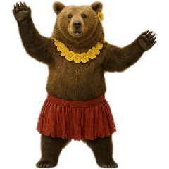 [For arrangement]bear  dance