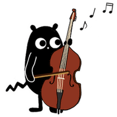 Plays cello and double bass