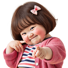 Chubby Girl Funny face109(MINI)EN
