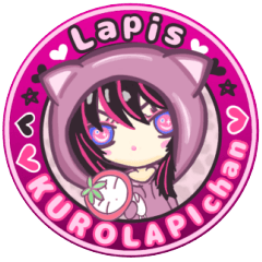 新キャラ☆クロラピ！デカ文字ピンク