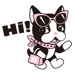 レベッカボンボンあいさつスタンプ 英語ver