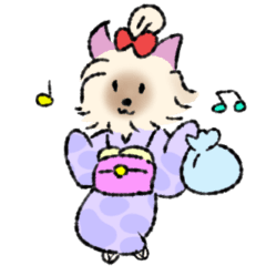 nakae's yorkie sticker5