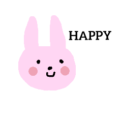 可愛いピンクのうさぎの英語 Line スタンプ Line Store 可愛いピンクのうさぎの英語 Line スタンプ Line Store