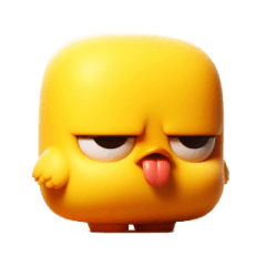 ブロックひよこ・毒舌セリフ