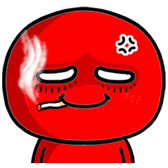A dull round person