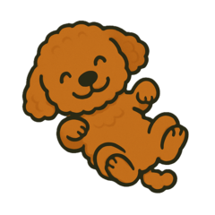 Poodle Puppy Stickers vol.1