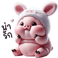 หมูกาต่ายน่ารัก