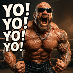 SCREAMING! Mega Macho Wrestler
