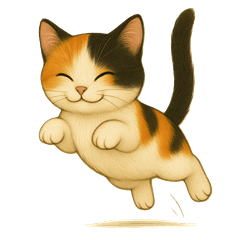 Calico Cat Sticker vol.1