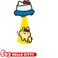 สติ๊กเกอร์ไลน์ Hello Kitty 50th x HelloRabbits!!!