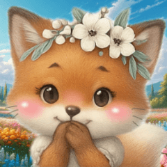 babyFox white