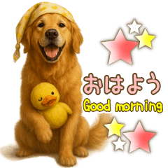 Golden Retriever stamp lover