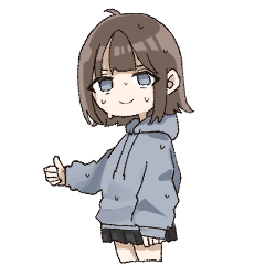 Busy high school girl stamp