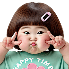 Chubby Girl Funny face110(BIG)EN