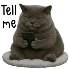 Chubby Cat Nervous face (EN)