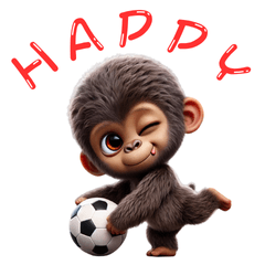Kids Gorilla x Soccer! 3D Realistic