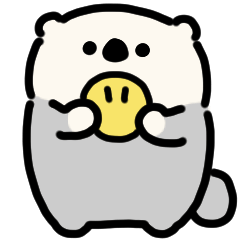 Sea Otter Animated Sticker