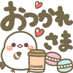 Pretty Long-tailed Tit stickers Ver.3