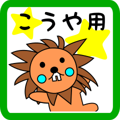 こうや用 ライオンけいたん