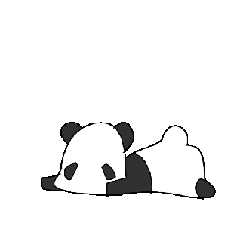 だらけたいパンダ