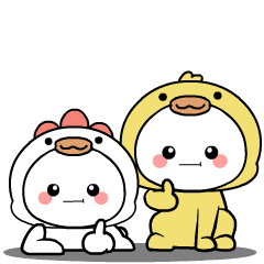 Chubby Chick : Effect stickers