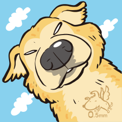 0.5mm Golden Retriever