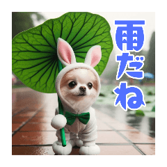 オコジョすたんぷ♡うさ吉・夏の会話ver