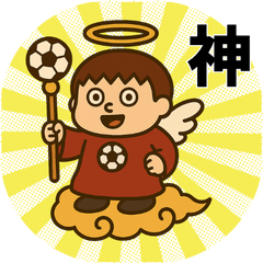Red Fan Boy Daily Life Stickers