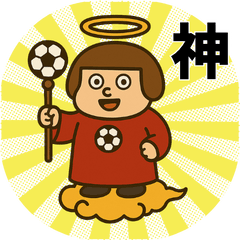Red Fan Girl Daily Life Stickers