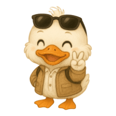 ちょい悪アヒルちゃん 日常スタンプ