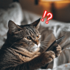 動く！猫でリアクション