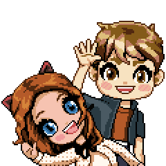 Megan and Ben Stickers