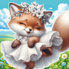 babyFox white 2