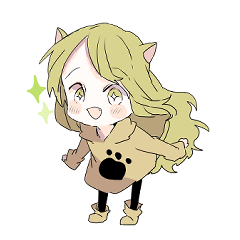 みどりねこの女の子