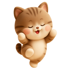 ずーっと使えるかわいいねこちゃん達✨３Ｄ✨