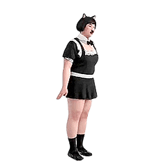 動感舞星 - 瘋狂中年男子女僕裝