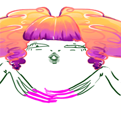 Innocent College Girl Frog – LINE stickers | LINE STORE