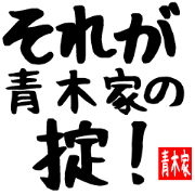 Exclusively for Aoki family Sticker