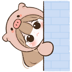 เมเปิ้ลน้อยชุดน้องหมู (ไม่มีข้อความ)