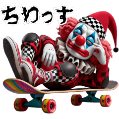 Clown x Skateboarding! 3D Realistic