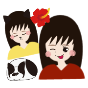 sweet girl Sticker2.