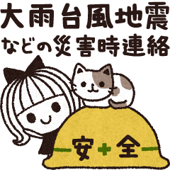 ＊シンプルな大雨・台風・地震等災害時用＊