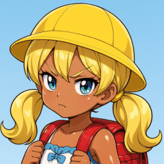 Little sister in wheat color02