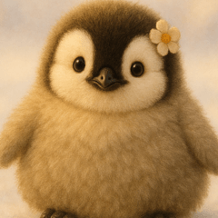 cute little penguin sticker