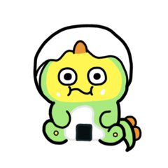 食いしん坊なたまごザウルススタンプ